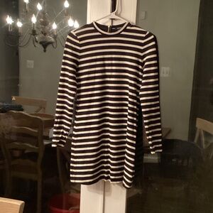 Forever 21 Black and White Striped Top